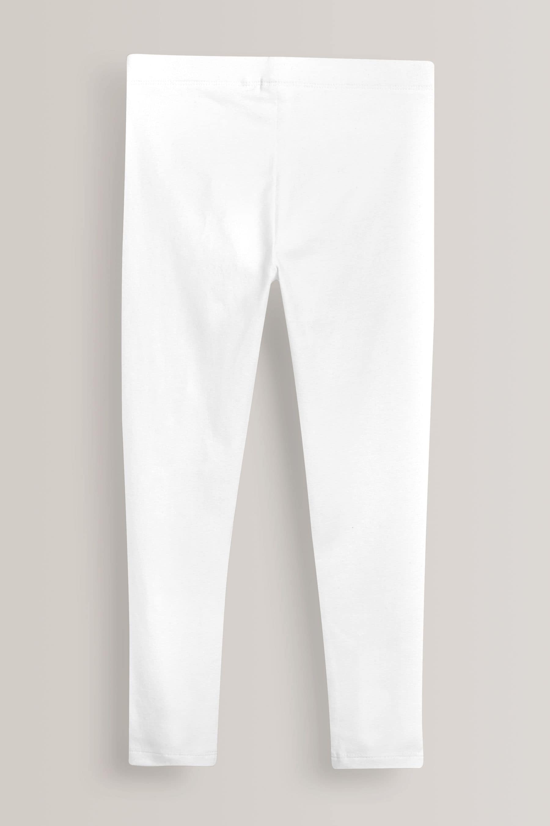 Buy White Regular Fit Leggings 3 16yrs from the Next UK online shop