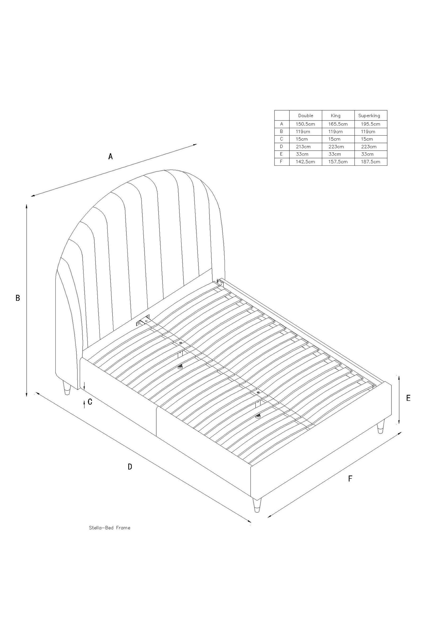 Next stella online ottoman bed