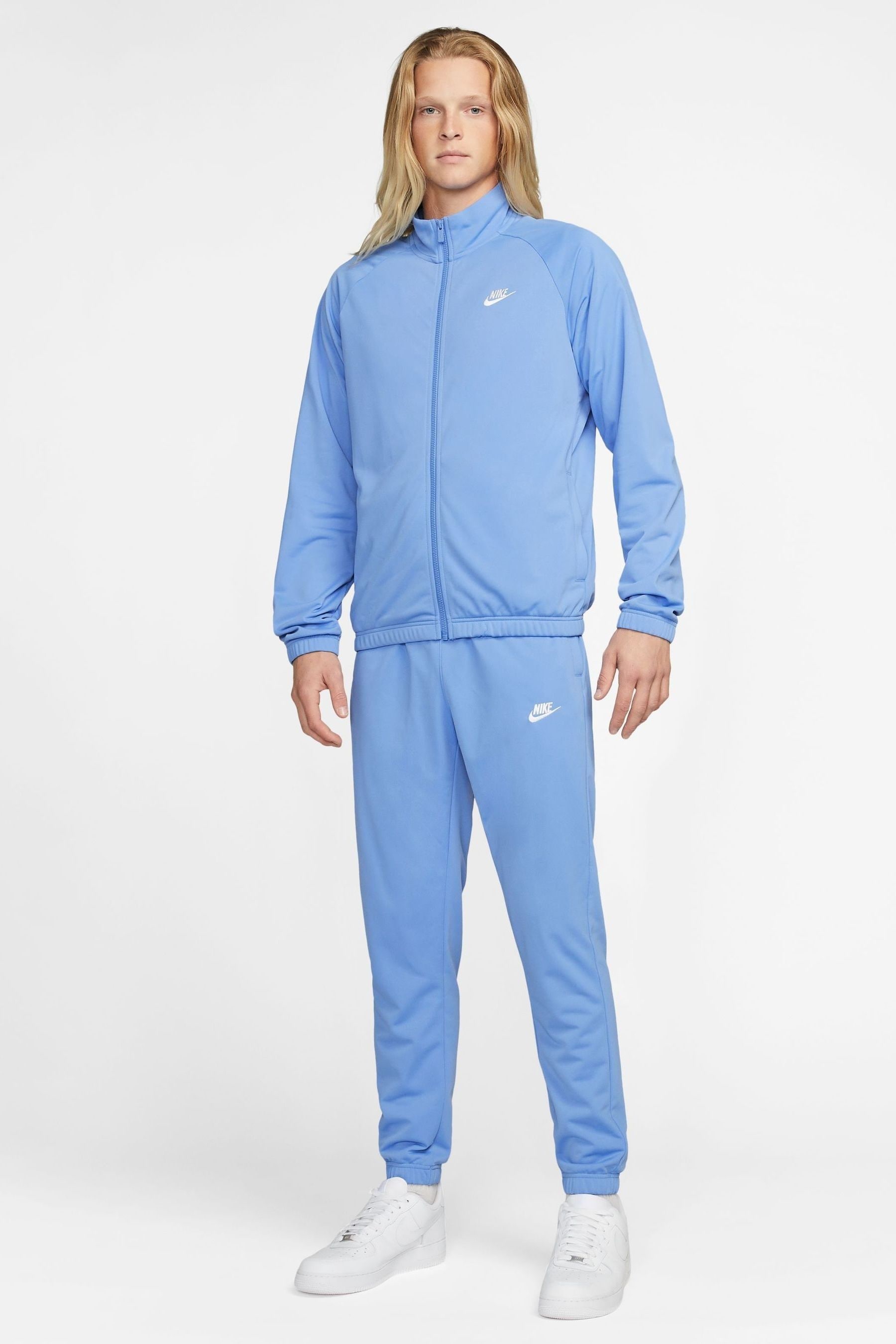 Buy Nike Blue Club Poly knit Tracksuit from Next Austria
