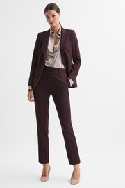 Reiss Berry Jade Slim Slim Fit Wool Blend Mid Rise Suit Trousers - Image 1 of 5