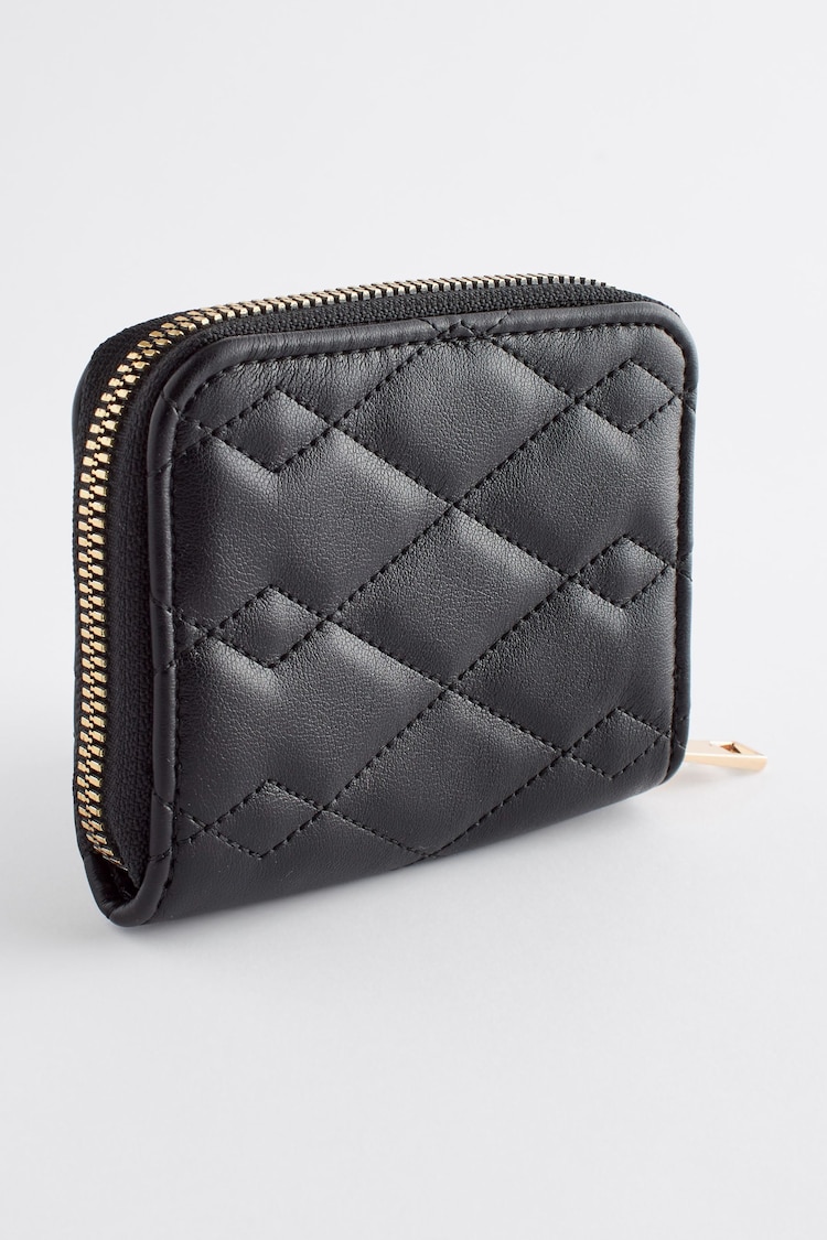 Black Quilted Purse - Image 2 of 6