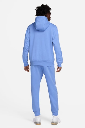 Nike Light Blue Club Fleece Hooded Tracksuit