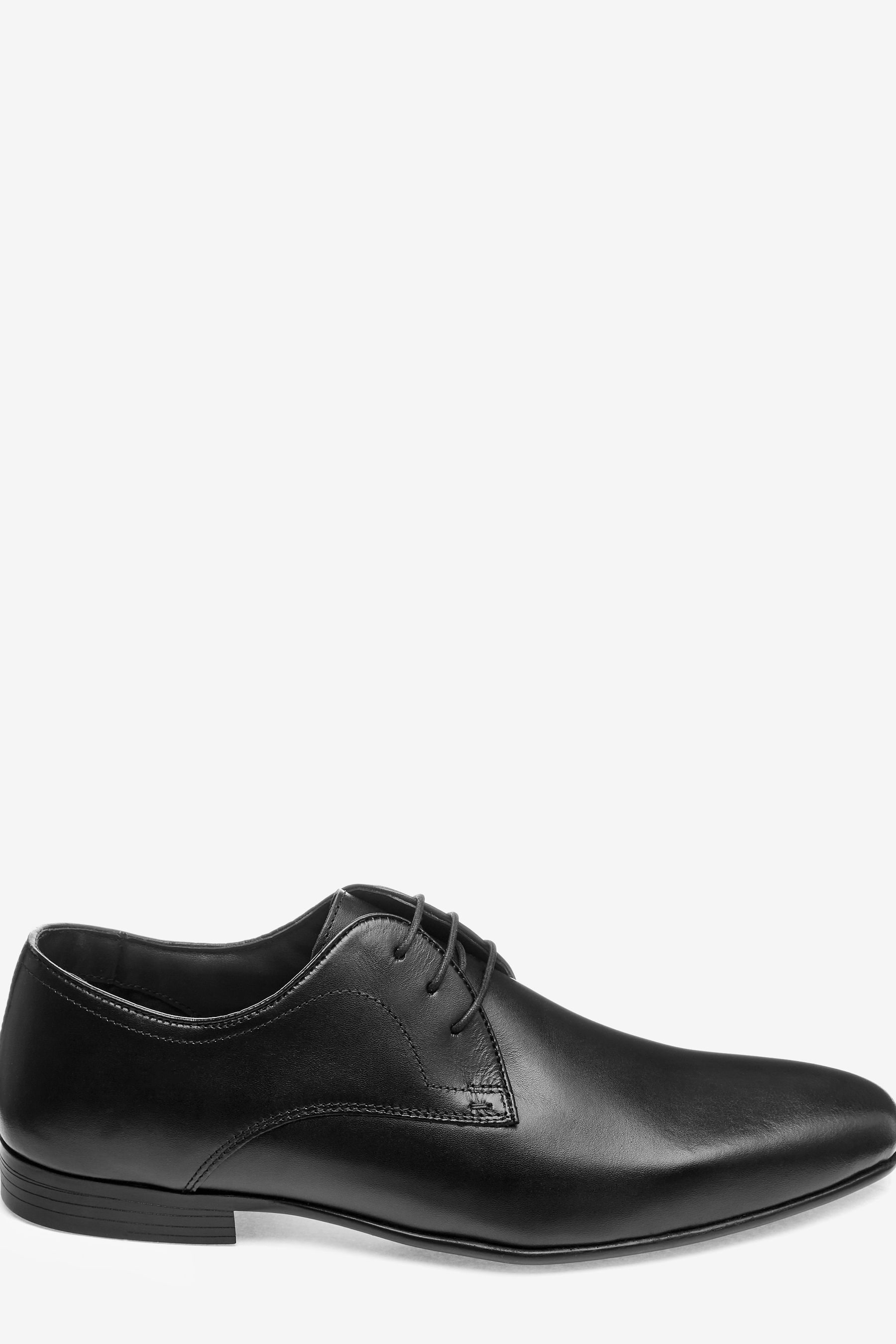 Black leather derby deals