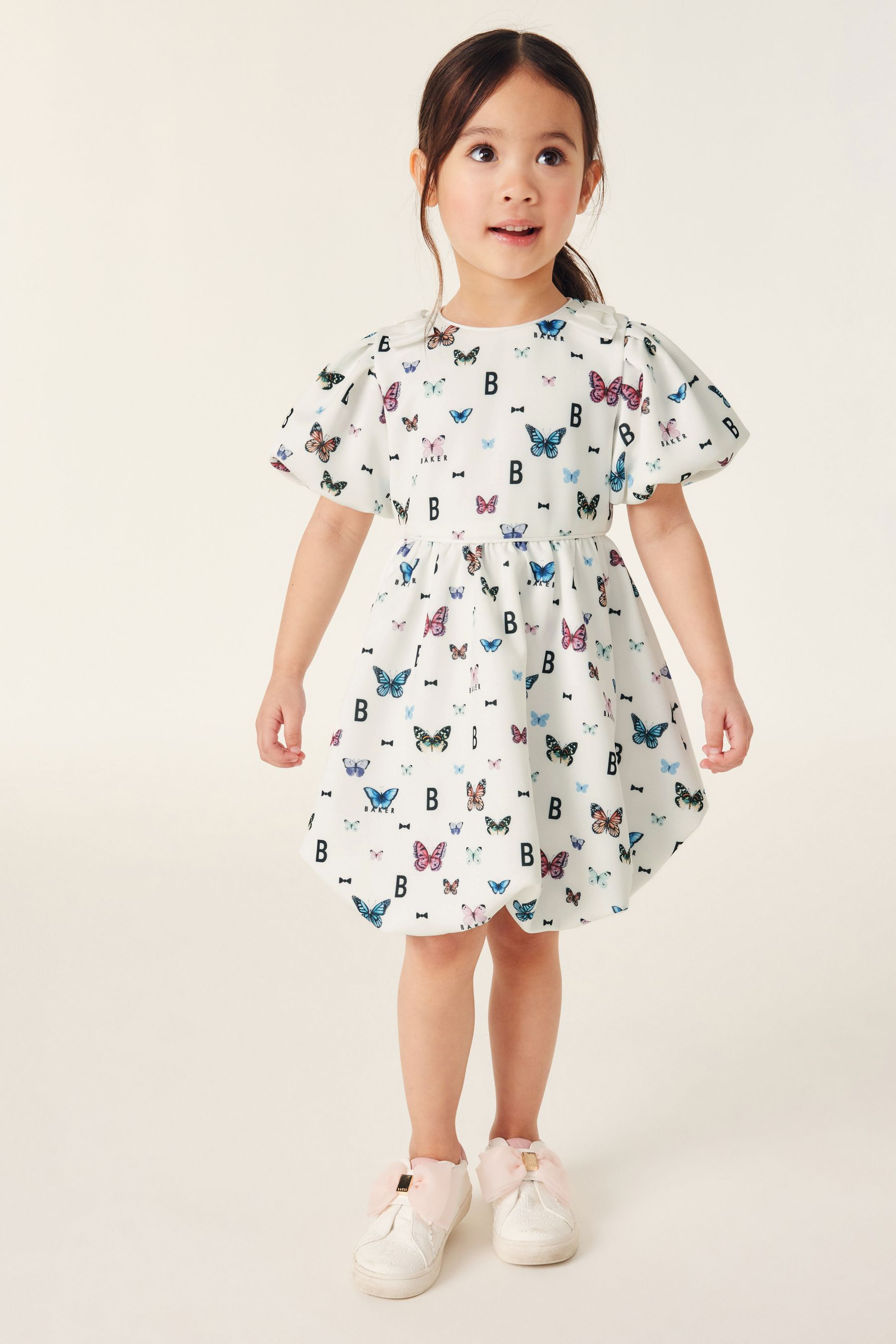 Baker by ted baker blue rose mockable scuba hem dress sales
