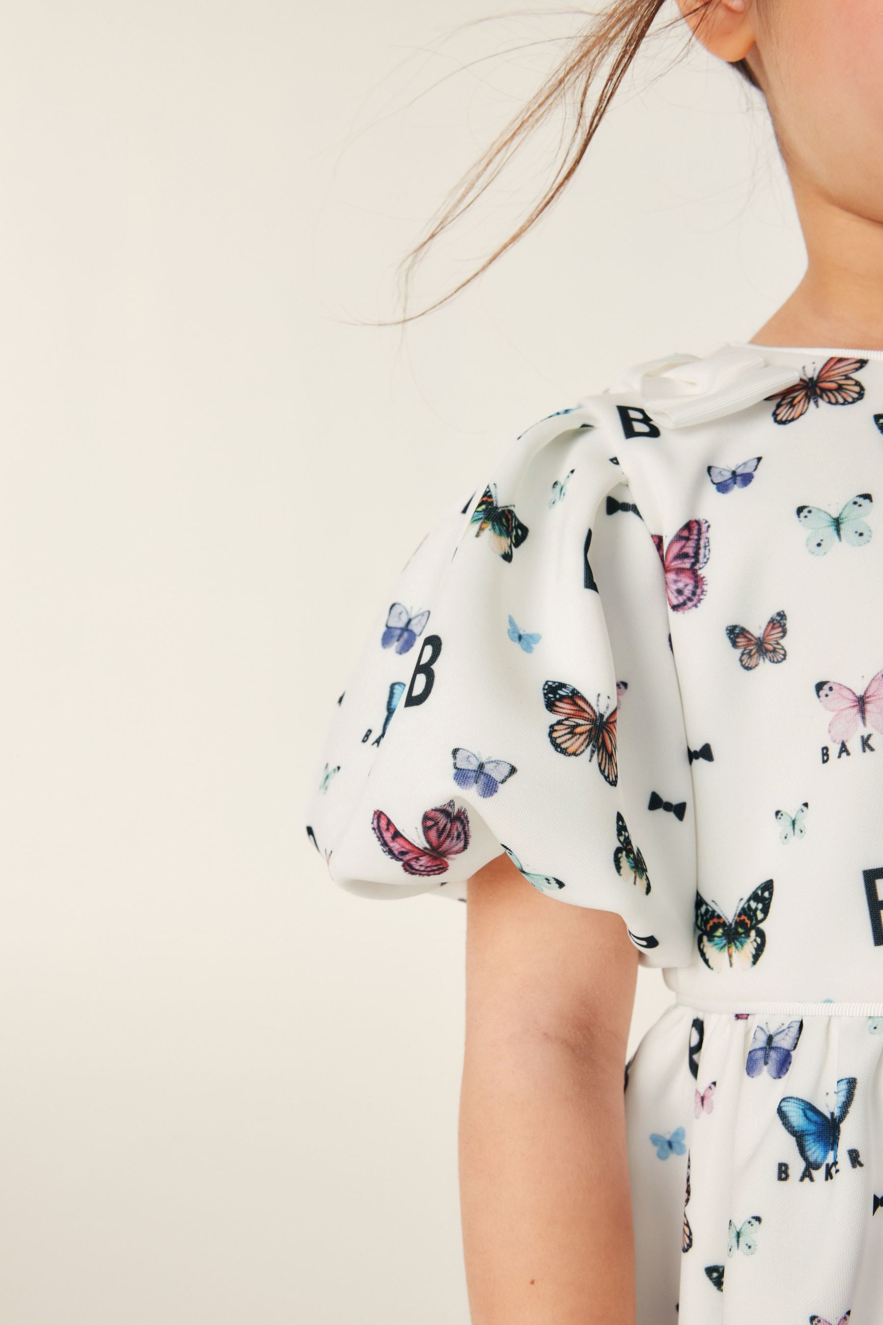 Ted baker white embroidered dress top