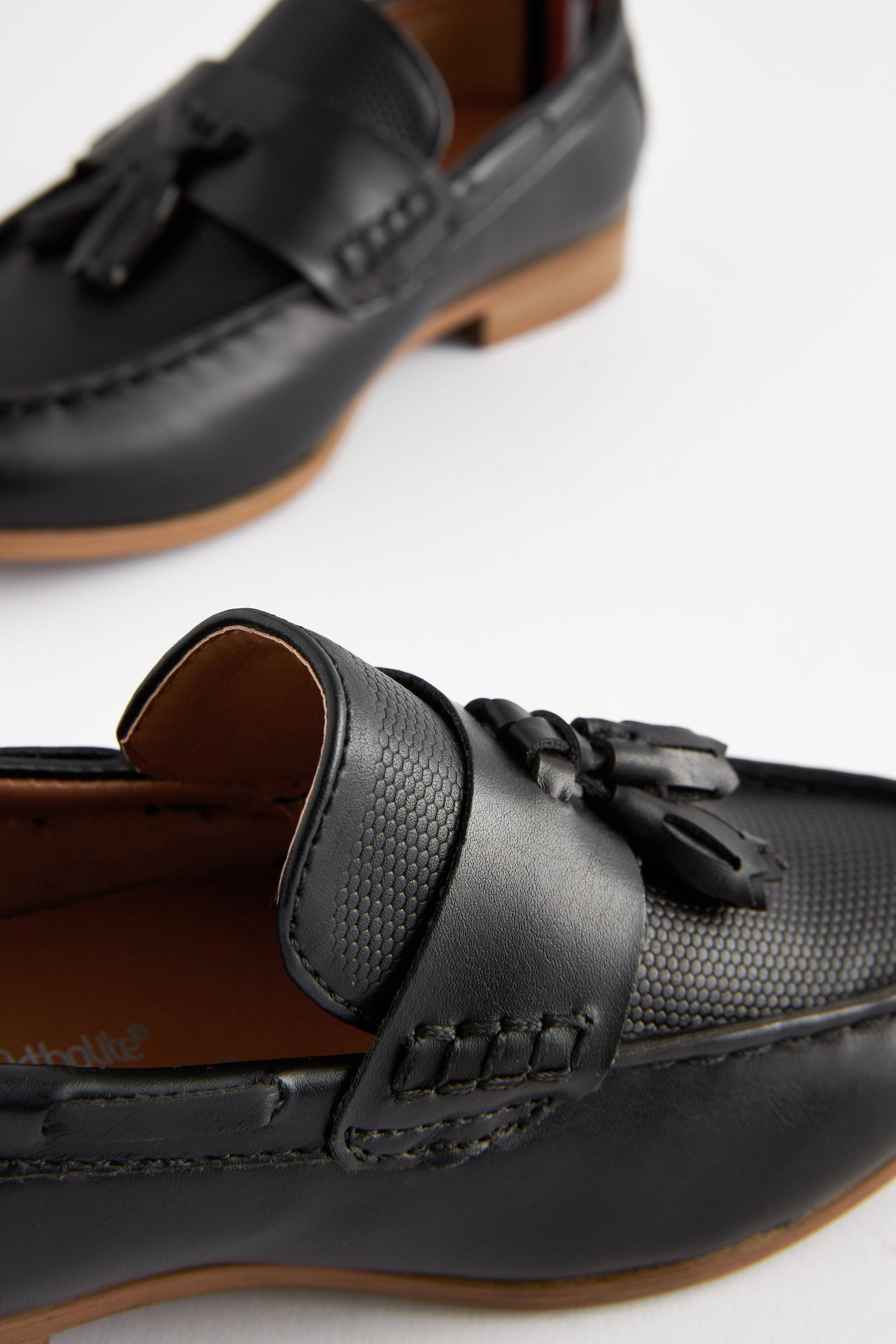 Buy Black Tassel Standard Fit F Smart Tassel Detail Loafers from the Next UK online shop