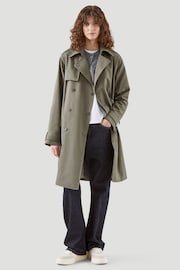 Kaldtvaer Green Petite Feda Trench Coat - Image 3 of 6