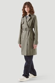 Kaldtvaer Green Petite Feda Trench Coat - Image 6 of 6