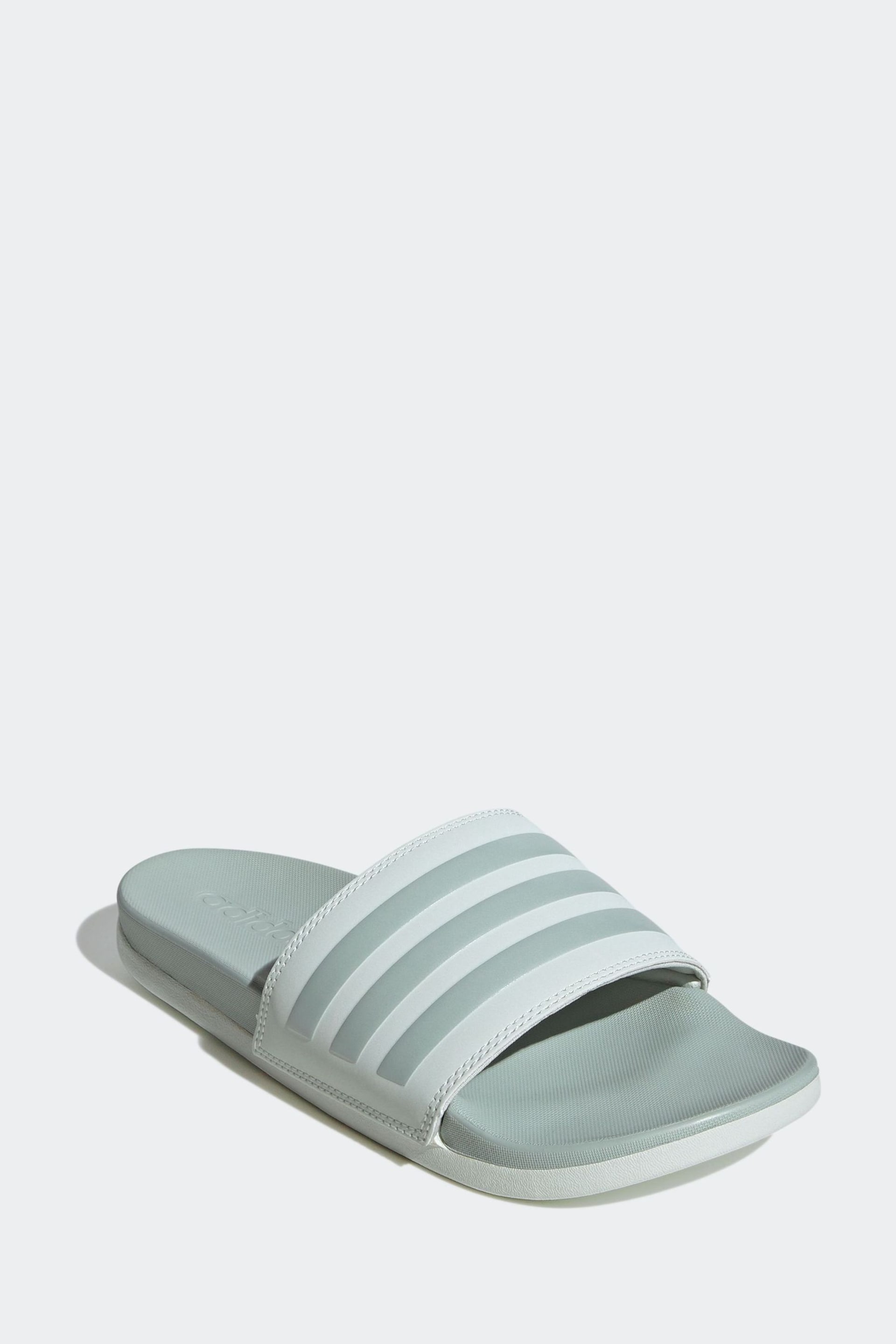 adidas Green Adult Sportswear Adilette Comfort Slides - Image 4 of 10