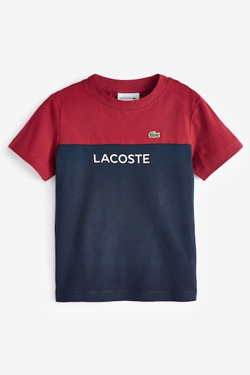 Lacoste Colourblock Organic Cotton Logo T-Shirt