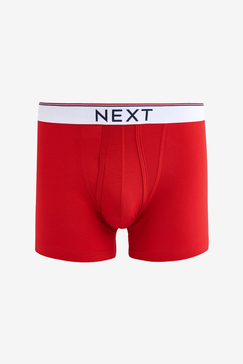 Blue/Grey/Red 10 pack A-Front Boxers - Image 11 of 13