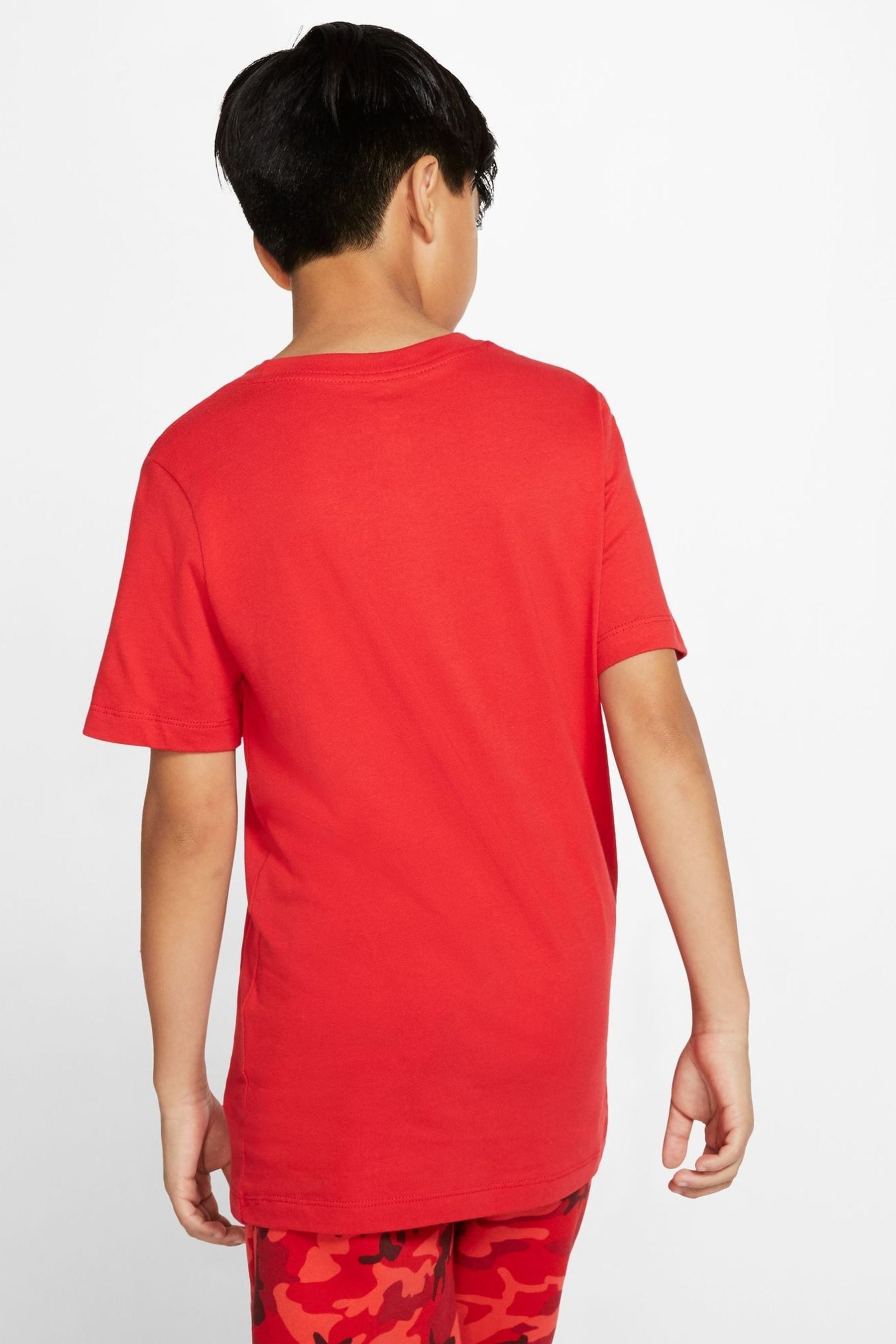 Red nike t best sale shirt