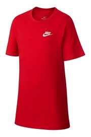 Nike University Red Futura T-Shirt - Image 5 of 6