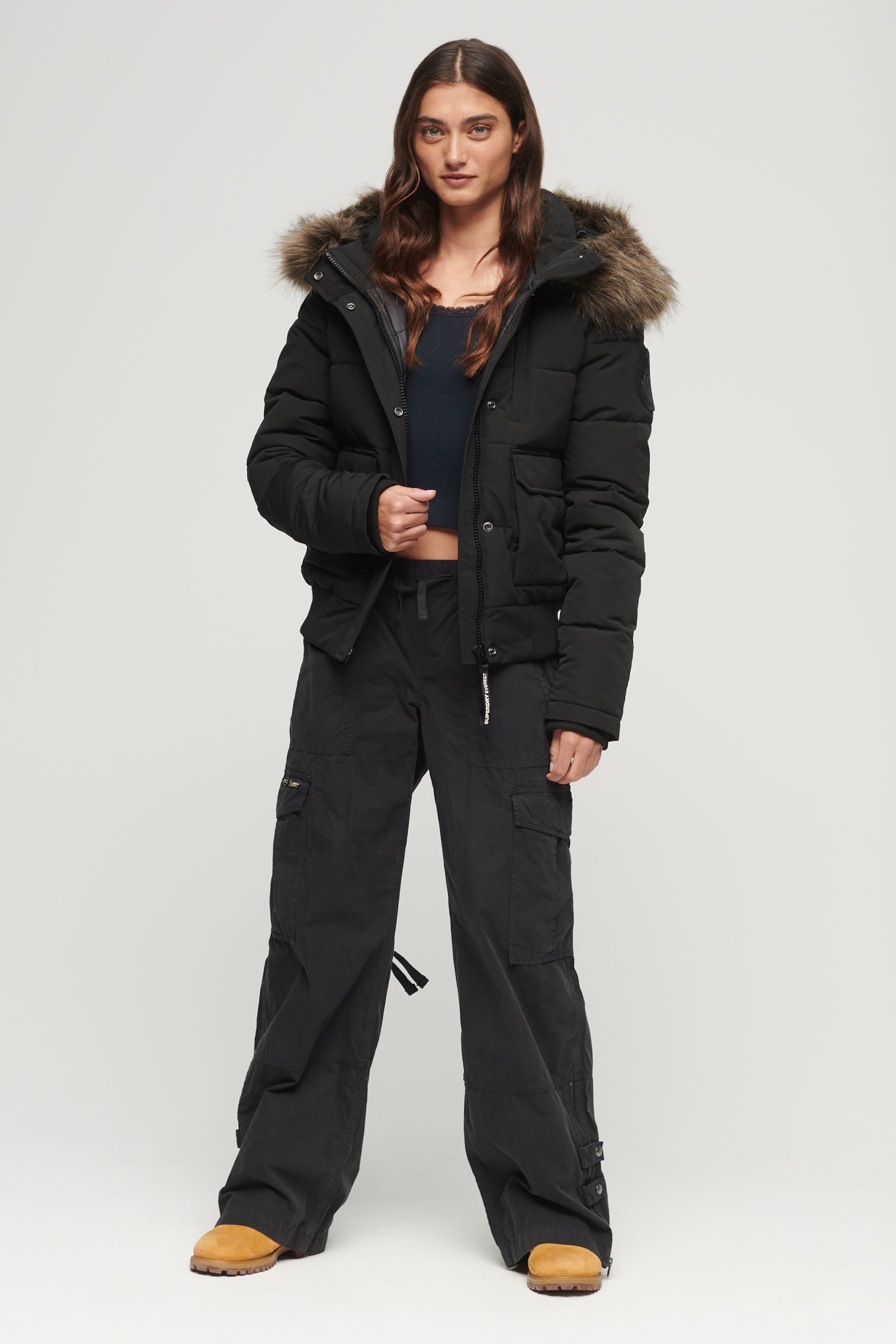 Everest ella deals bomber jacket khaki