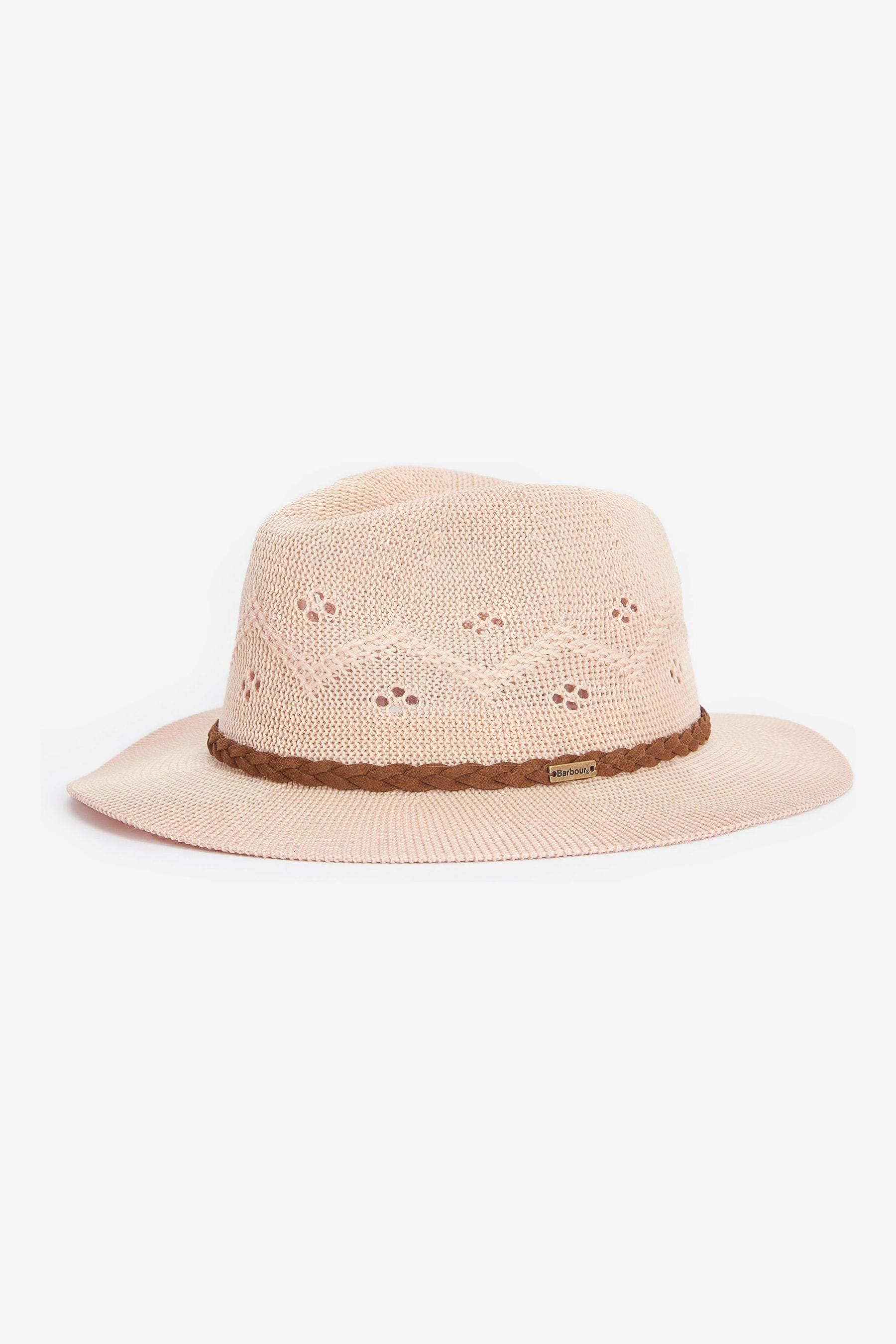 Buy Barbour Pink Womens Flowerdale Trilby Summer Hat from the