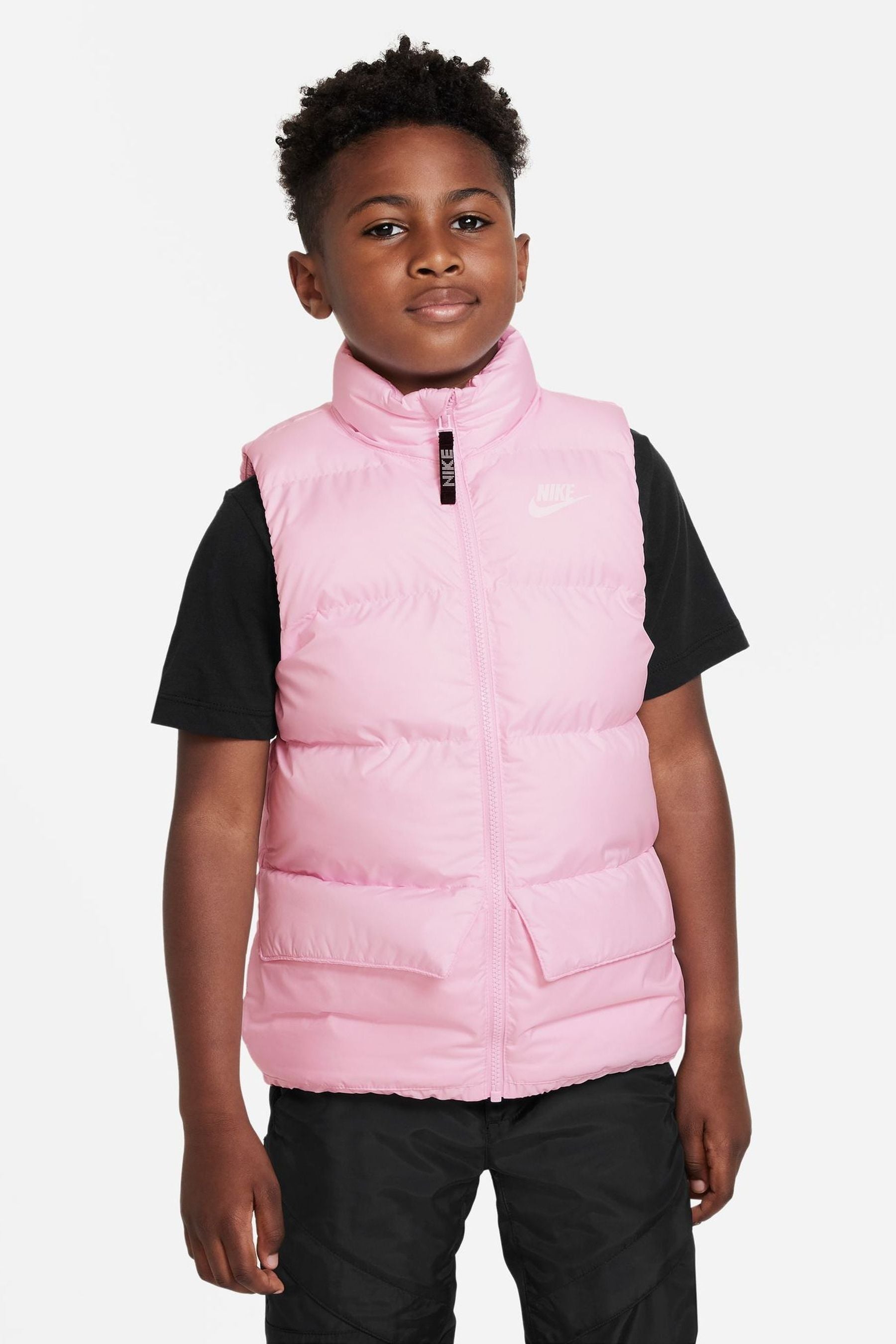 Pink nike vest new arrivals
