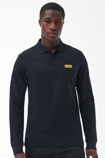 Barbour® International Mens Long Sleeve Polo Shirt