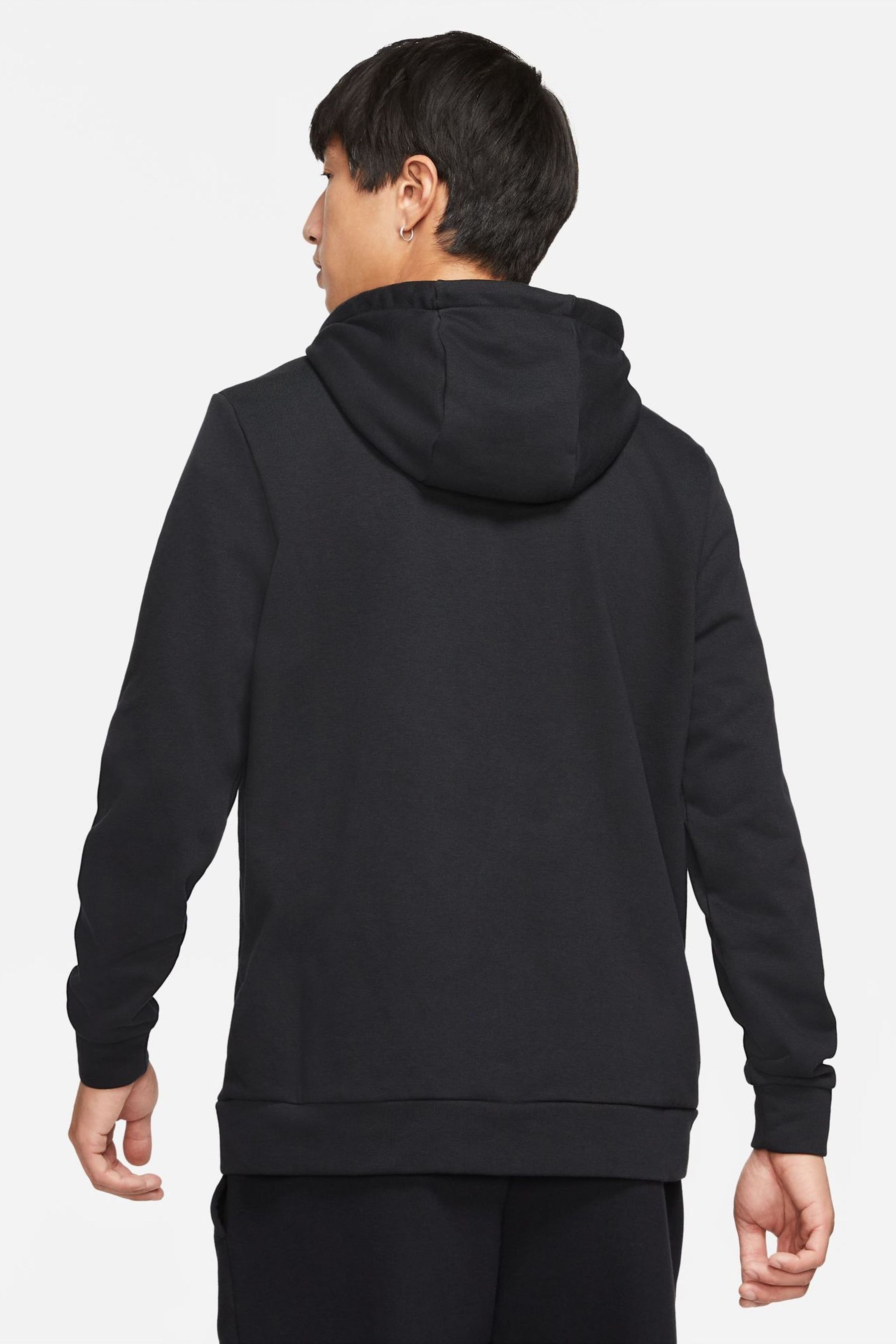 Buy Nike Black Dri FIT Zip Through Training Hoodie from the Next