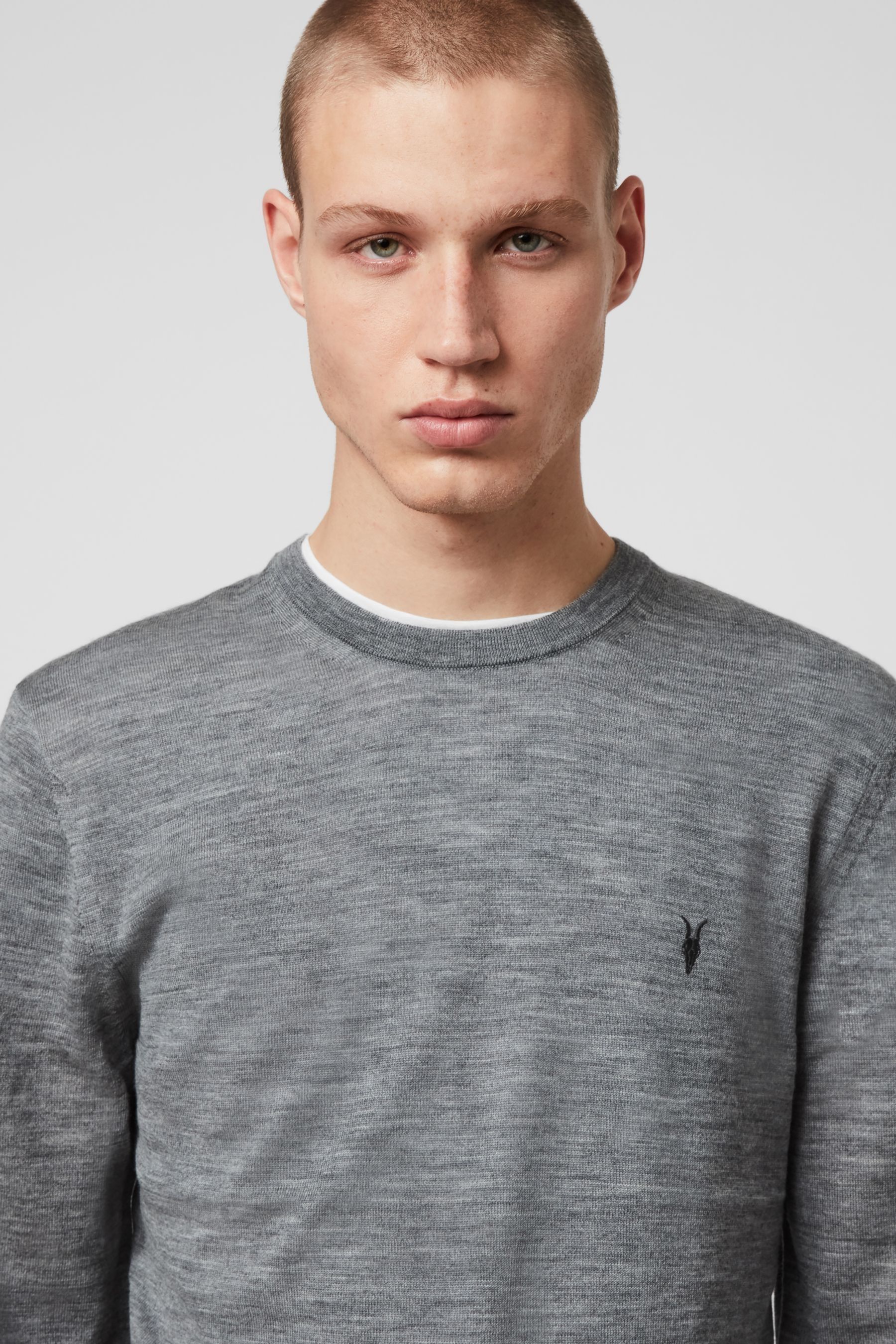 All saints mode merino on sale crew jumper