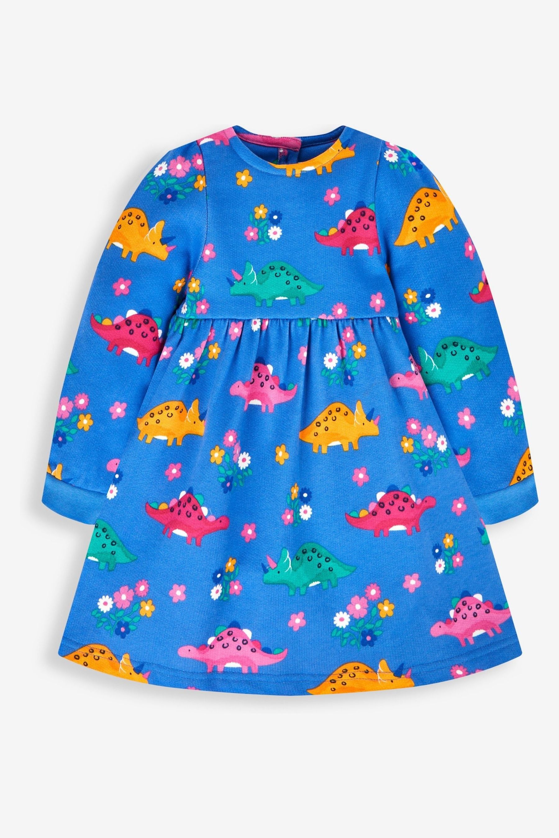 Buy JoJo Maman B b Blue Girls Dino Sweat Dress from the Next UK