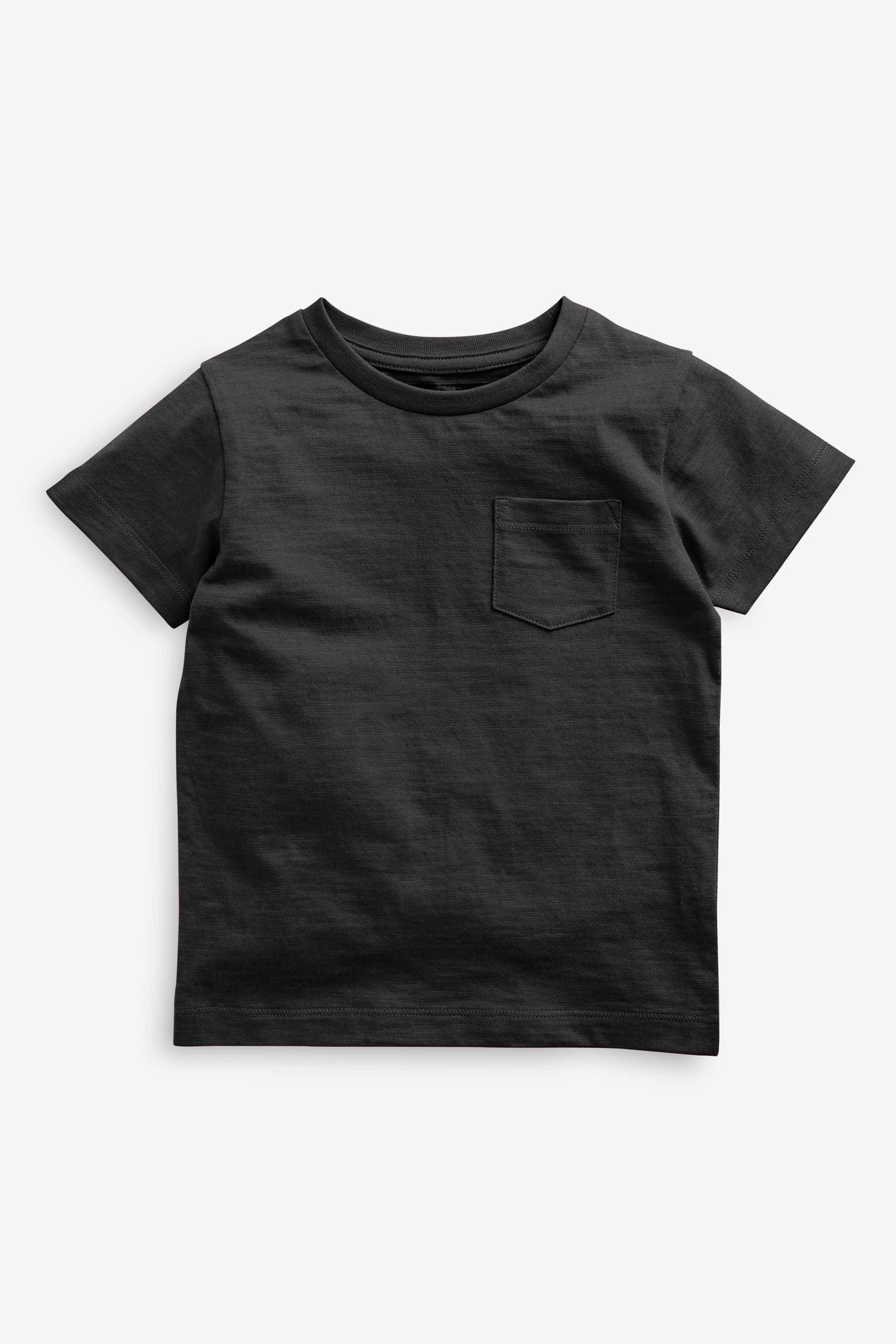 Buy Black 100 Cotton Short Sleeve Plain T Shirt 3mths 7yrs from the Next UK online shop