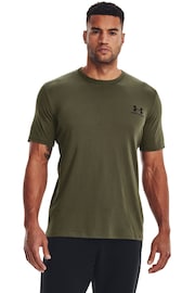 Under Armour Green Under Armour Left Chest Short Sleeve T-Shirt - Image 1 of 6