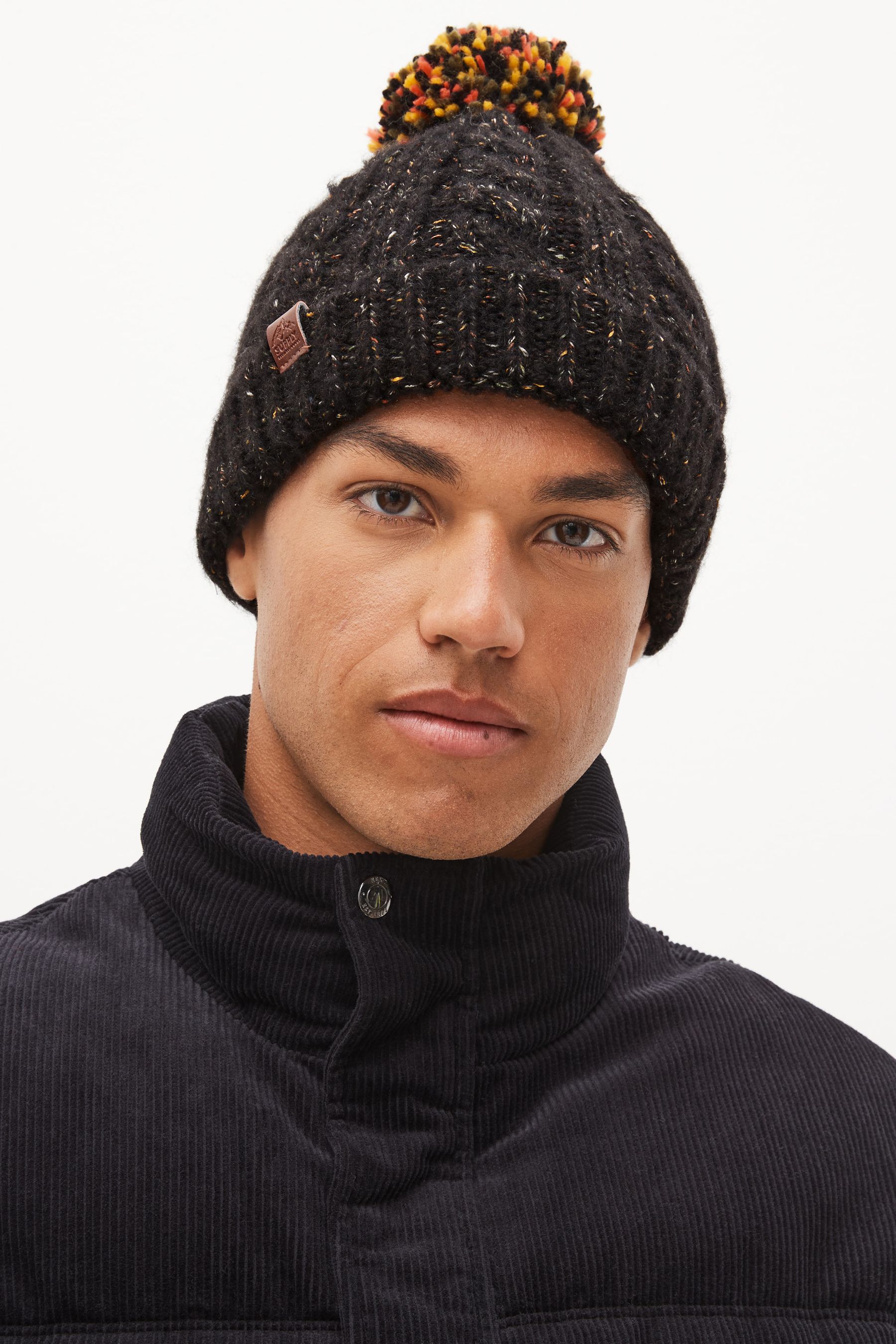 Buy Black Bobble Hat from the Next UK online shop