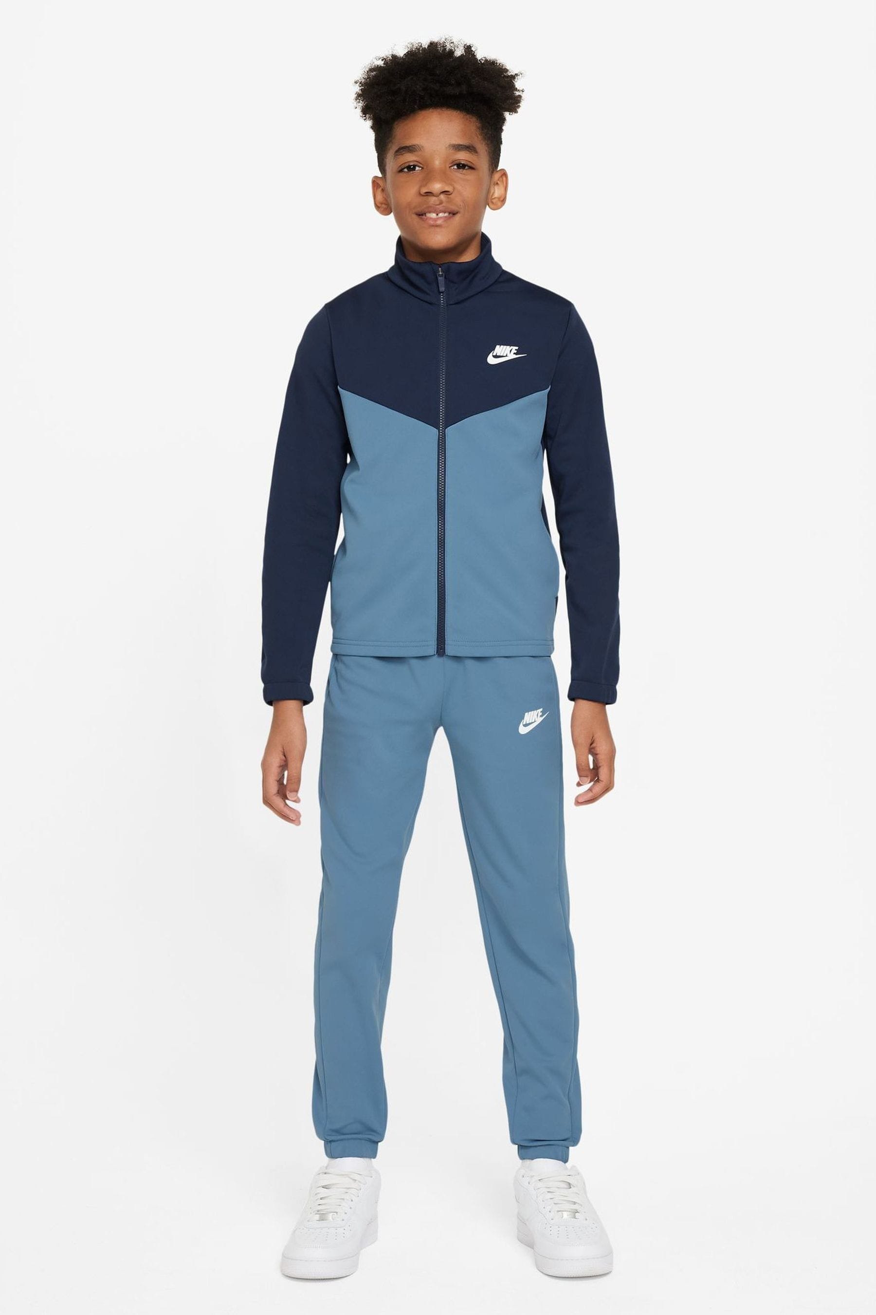 Buy Nike Light Blue Poly Tracksuit from the Next UK online shop