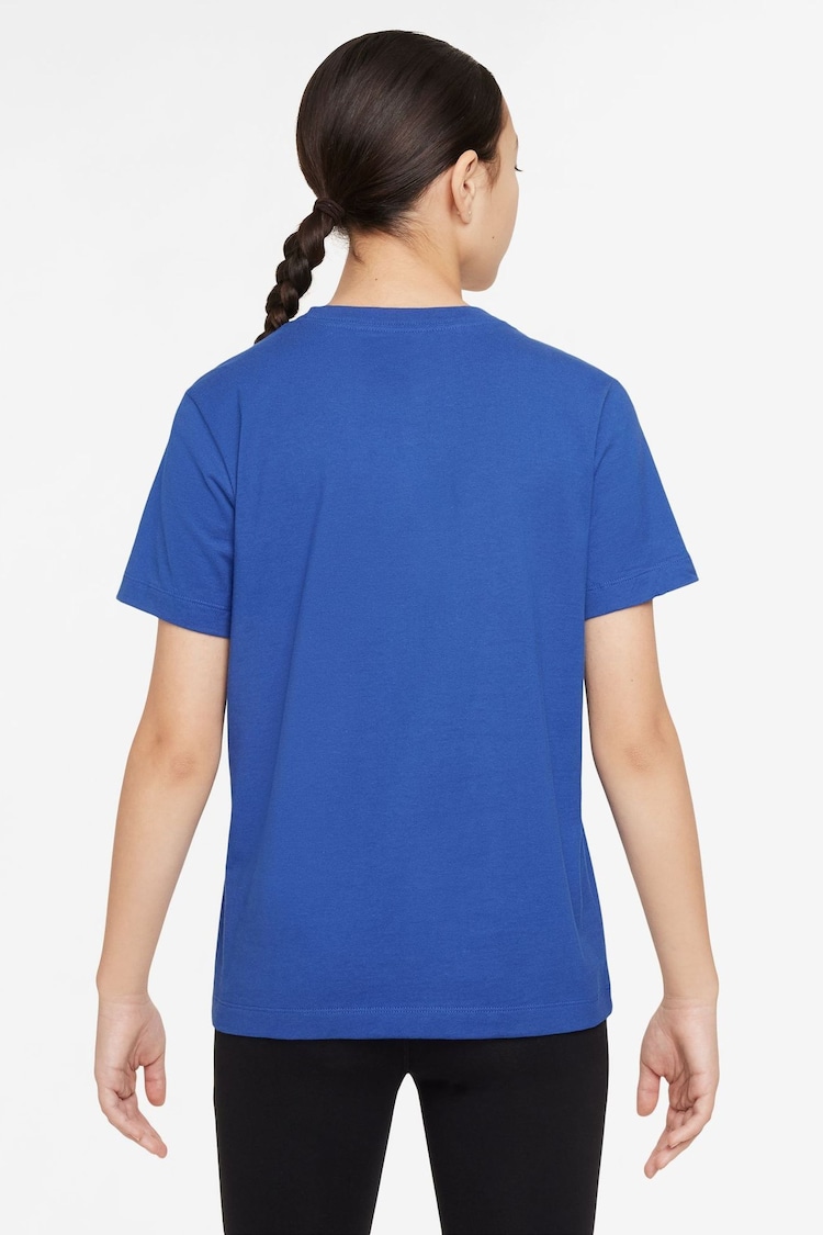 Nike Royal Blue HBR Logo T-Shirt - Image 2 of 3