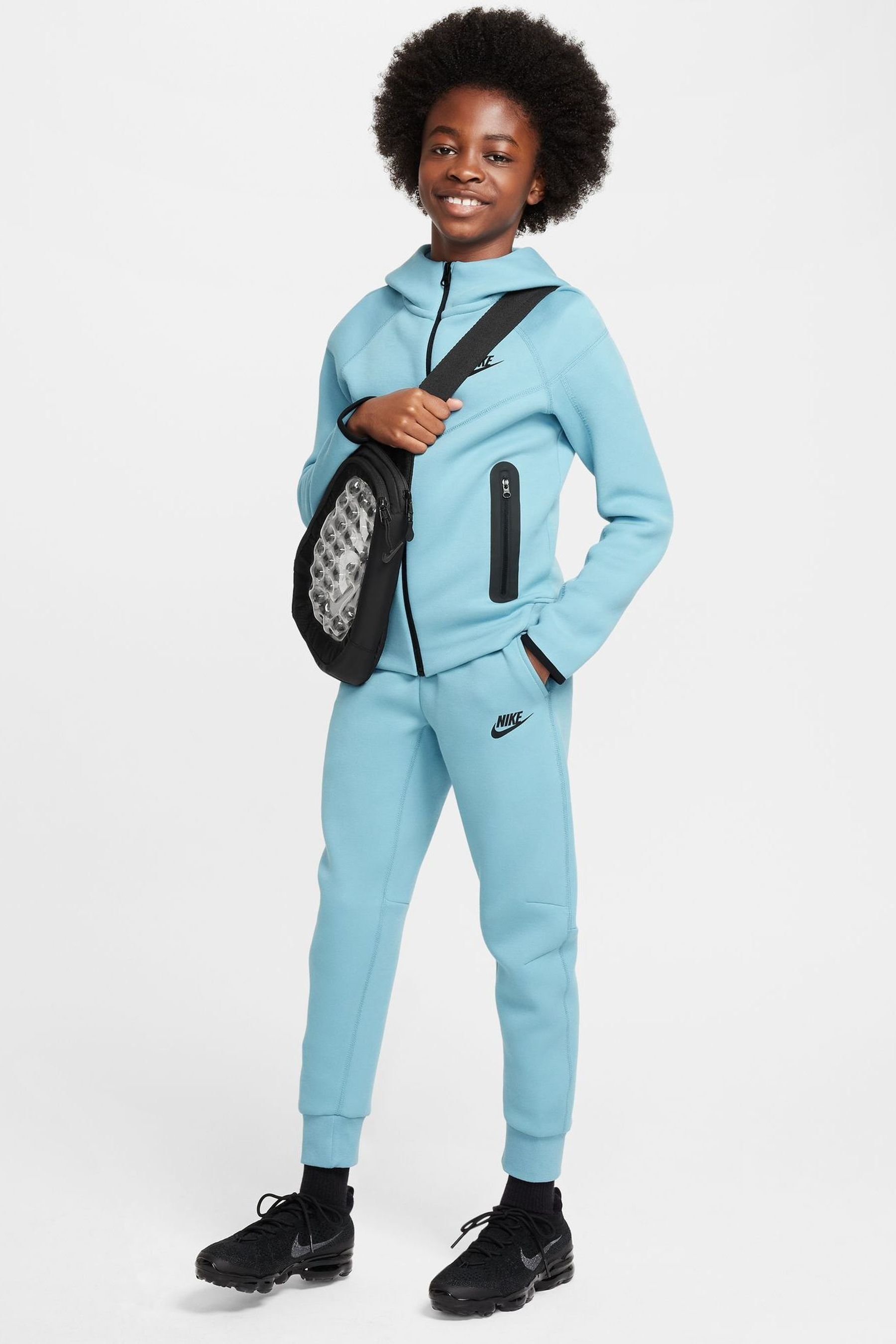 Nike blue tech tracksuit new arrivals