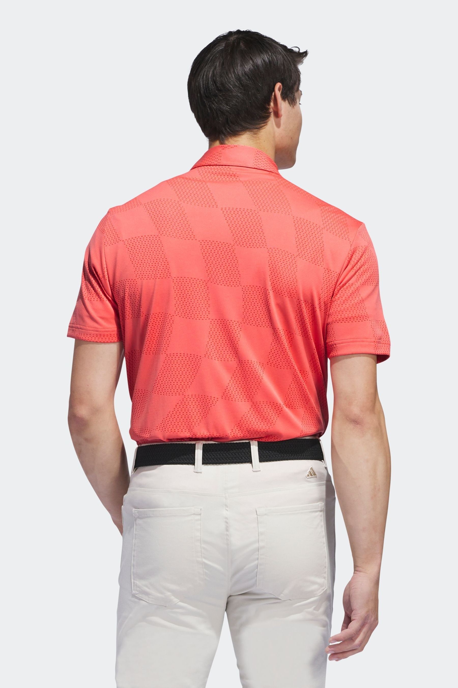 Kaufe Sie Adidas Golf Ultimate365 Strukturiertes Polo Shirt Orange bei Next Deutschland