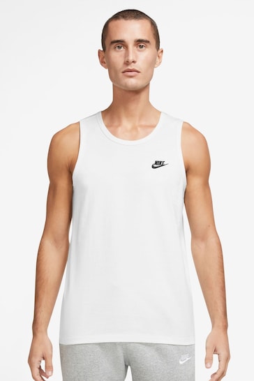 Nike White Club Vest