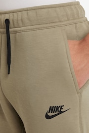 Nike Neutral Olive Green Tech Fleece Joggers - Image 3 of 3