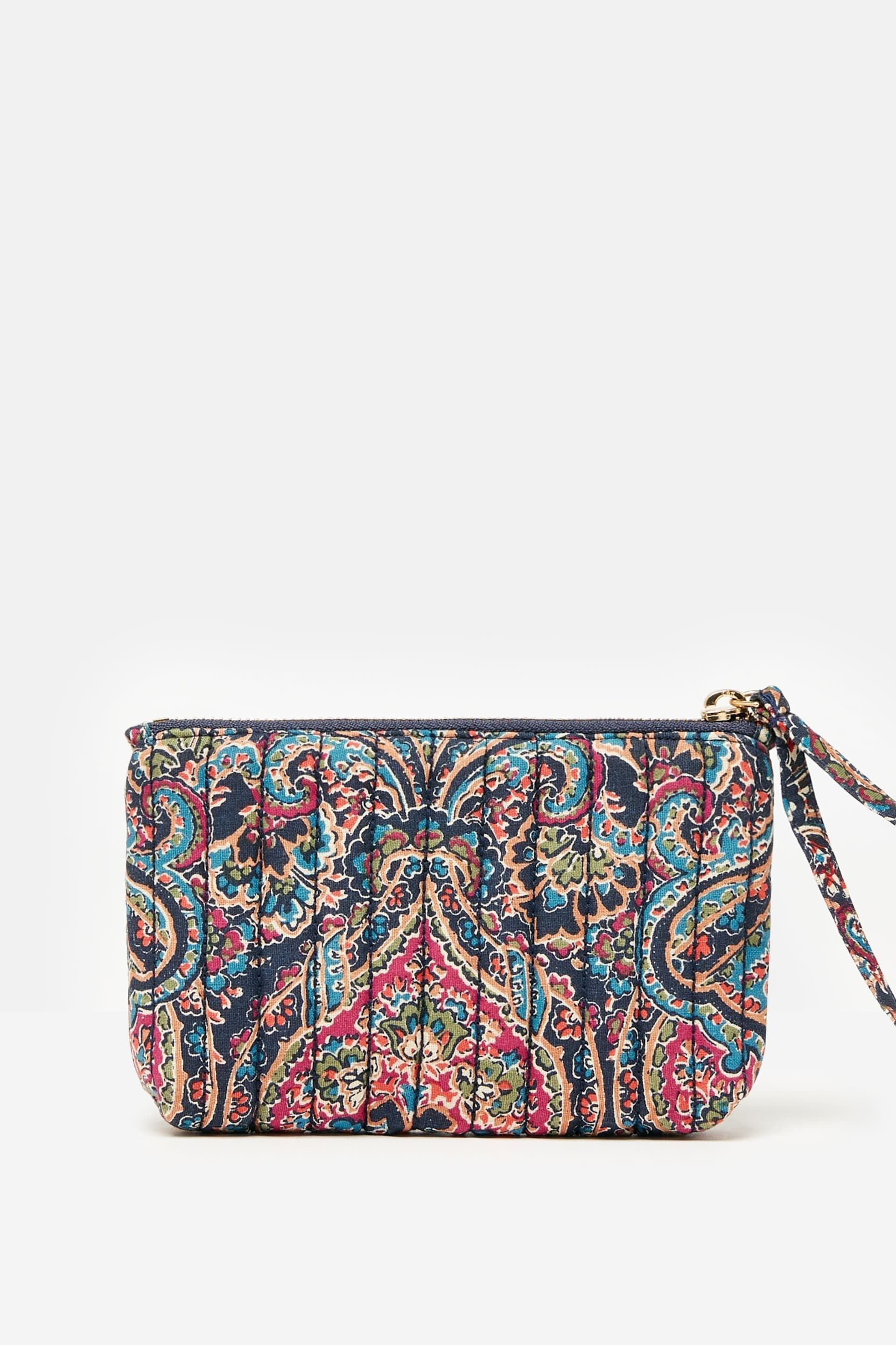 Joules Daphne Navy Paisley Wrist Purse - Image 2 of 4