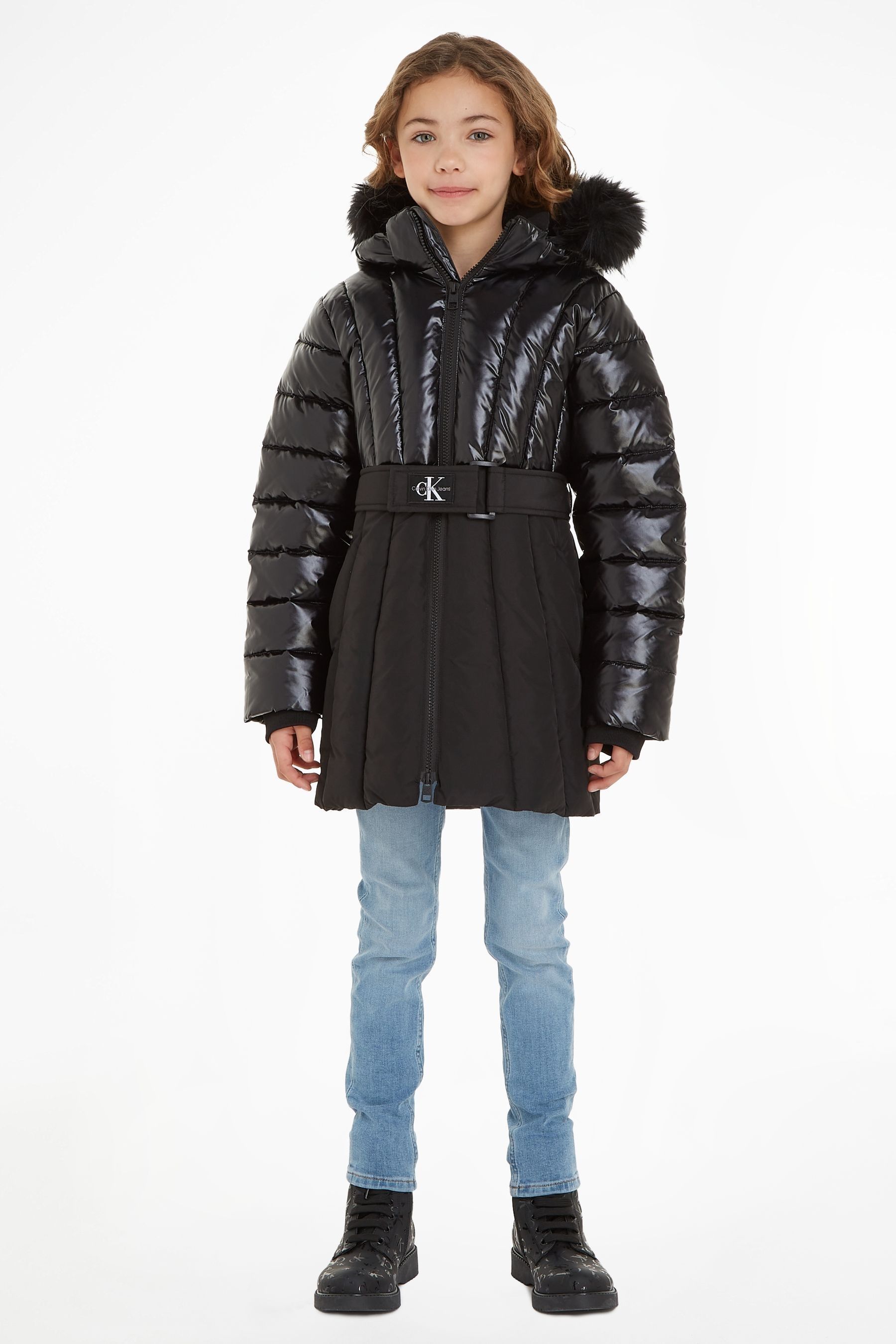 Calvin klein children's coats deals