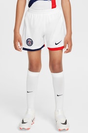 Nike White PSG 2024/2025 Kids Away Stadium 3 Piece Kit - Image 11 of 16