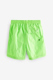 Green Textured Swim Shorts (3-16yrs) - Image 6 of 7