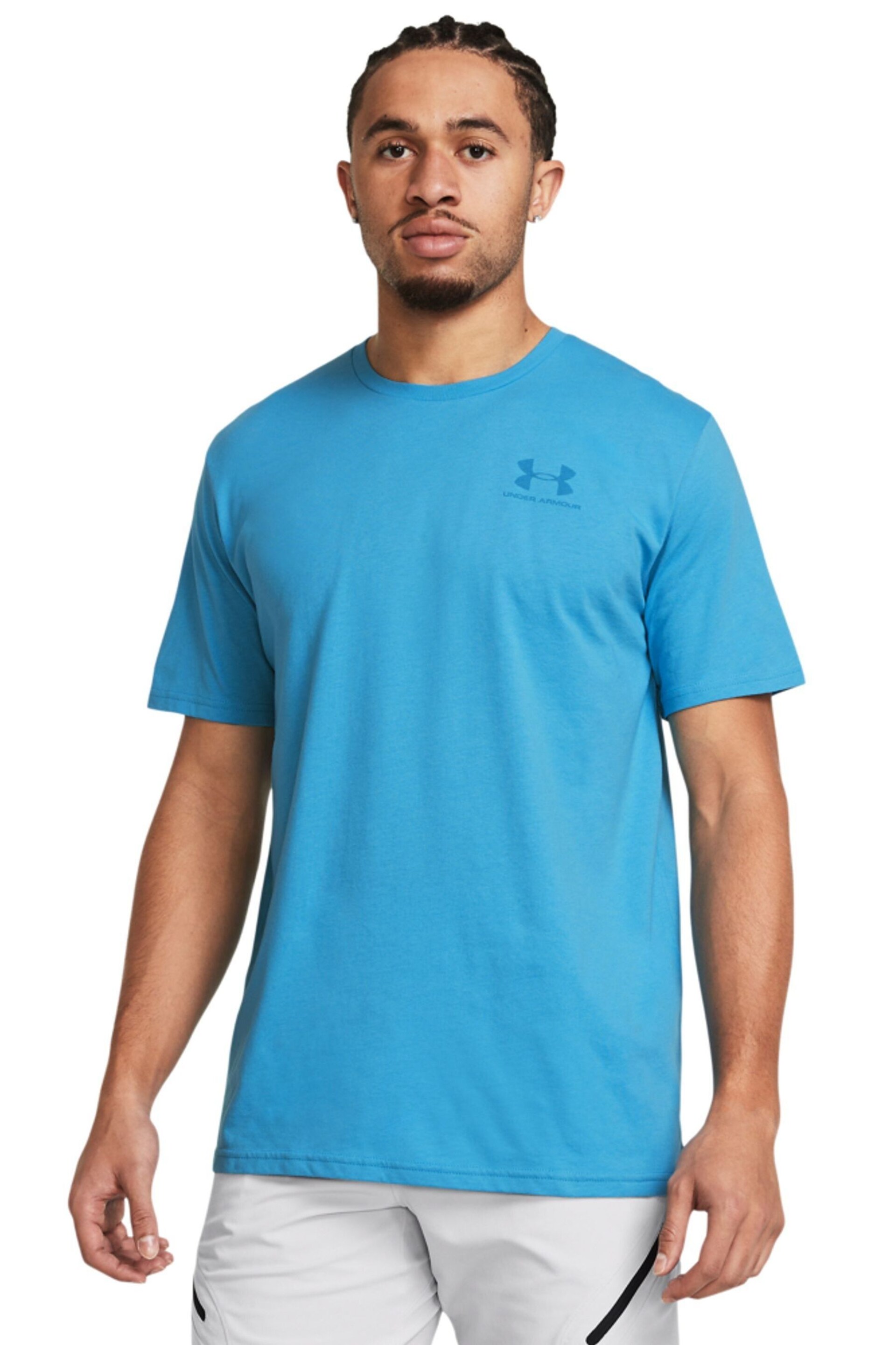Under Armour Blue Left Chest Short Sleeve T-Shirt - Image 1 of 4