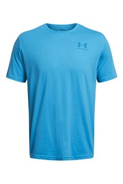 Under Armour Blue Left Chest Short Sleeve T-Shirt - Image 3 of 4