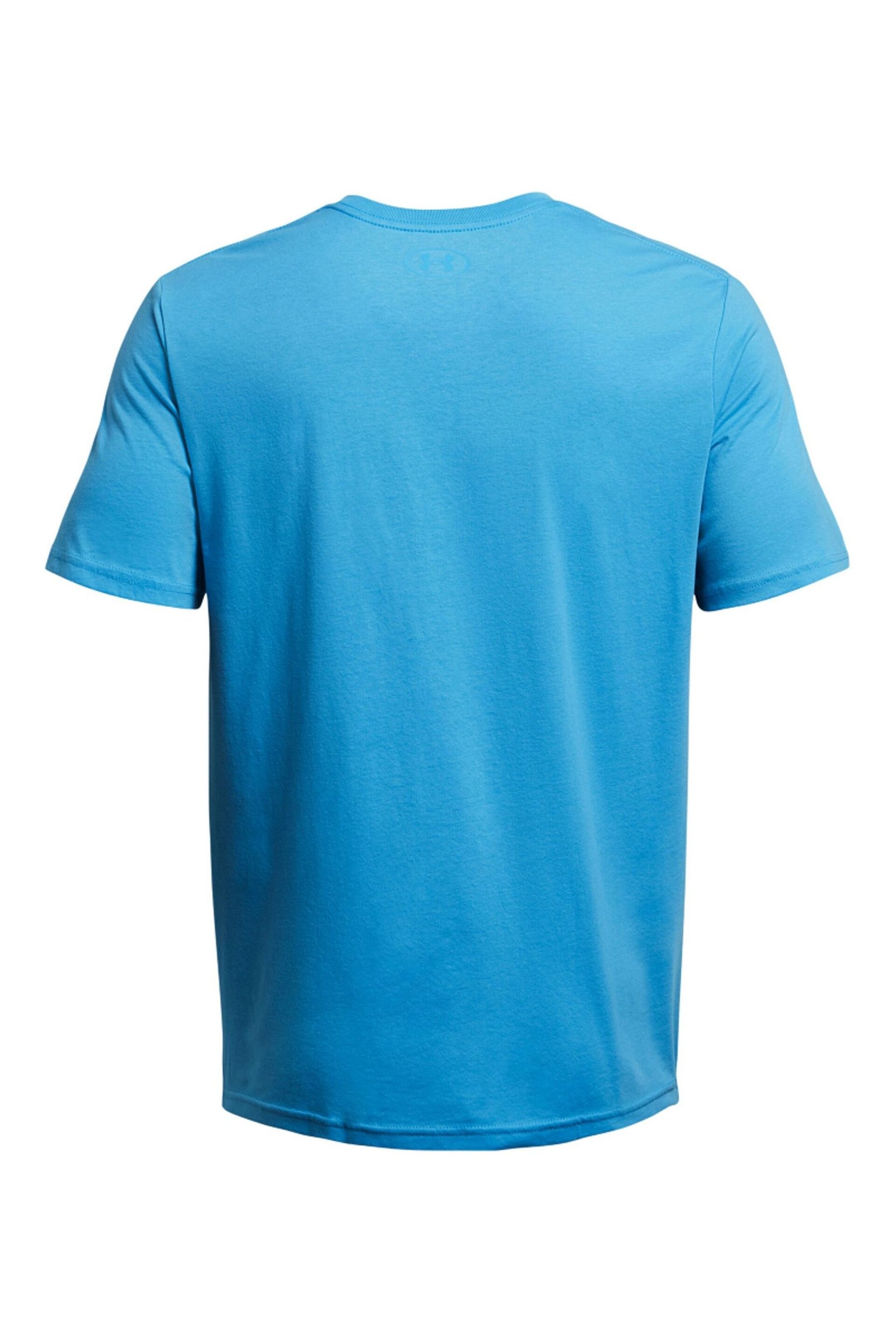 Under Armour Blue Left Chest Short Sleeve T-Shirt - Image 4 of 4
