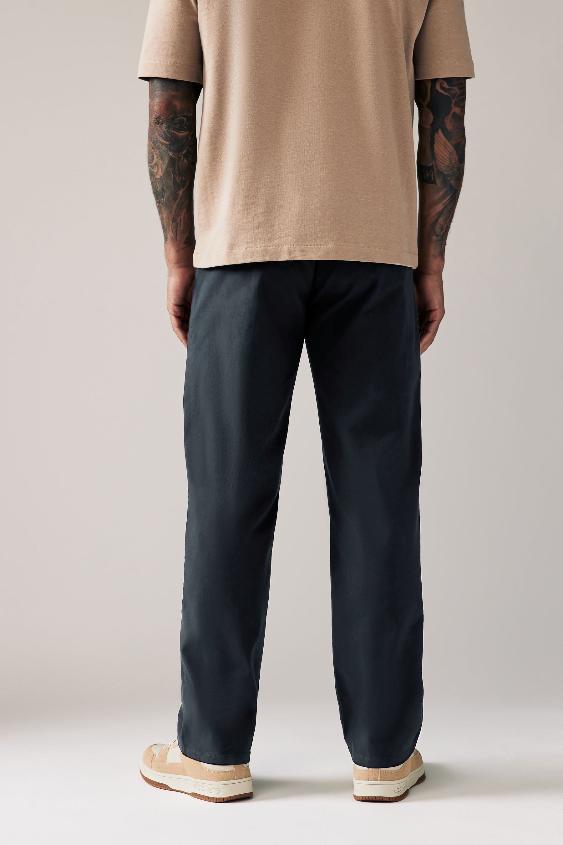 Next navy chinos top