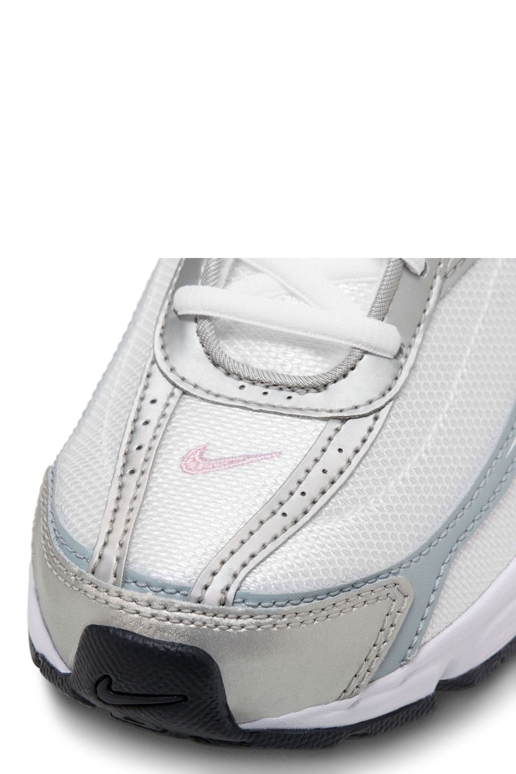 Nike Silver/Pink Initiator Retro Runner Trainers - Image 7 of 7