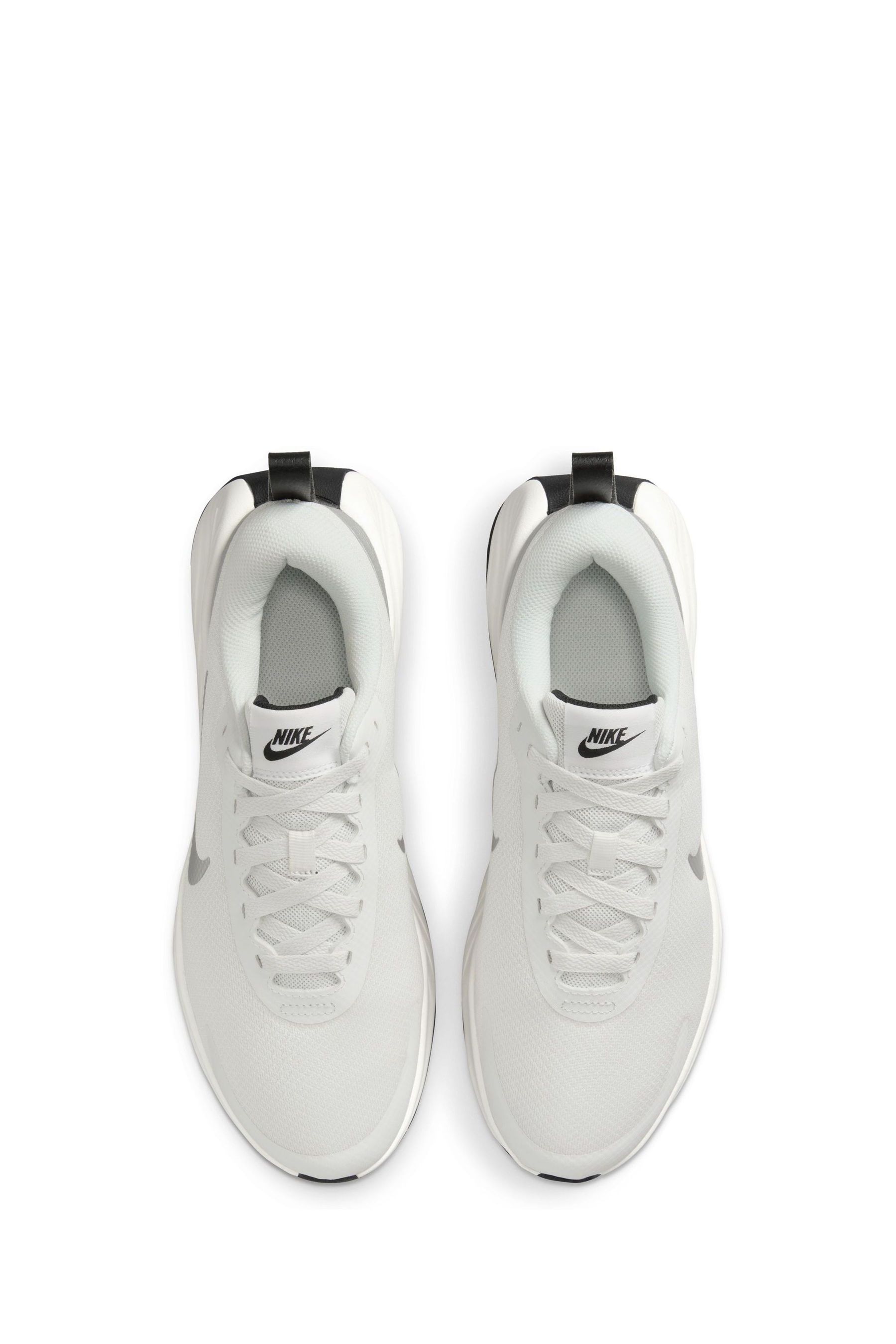 Nike white silver clearance