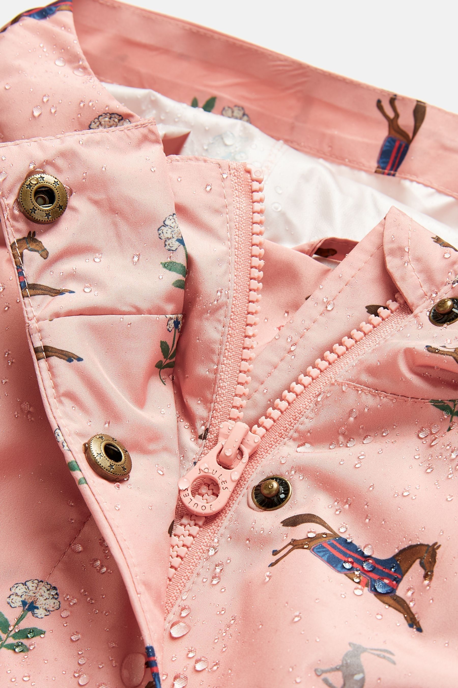 Joules pink raincoat on sale