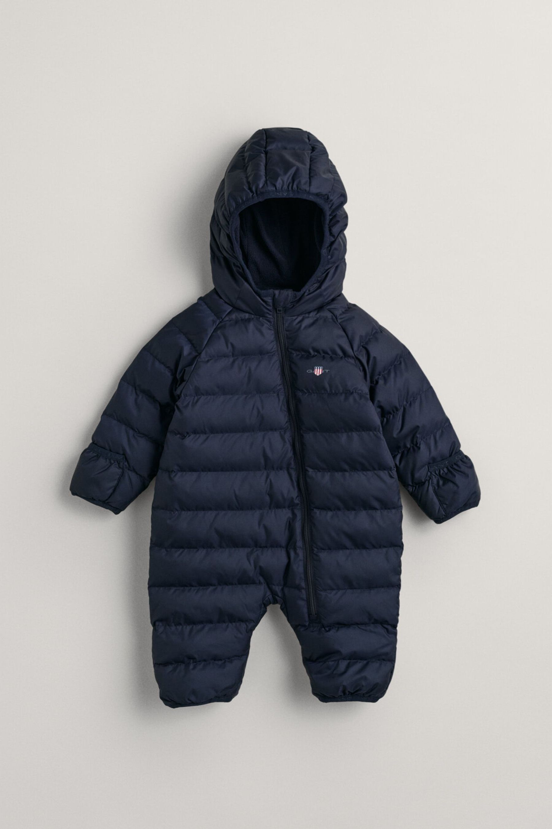 Buy GANT Baby Blue Padded Logo Shield Snowsuit from the Next UK