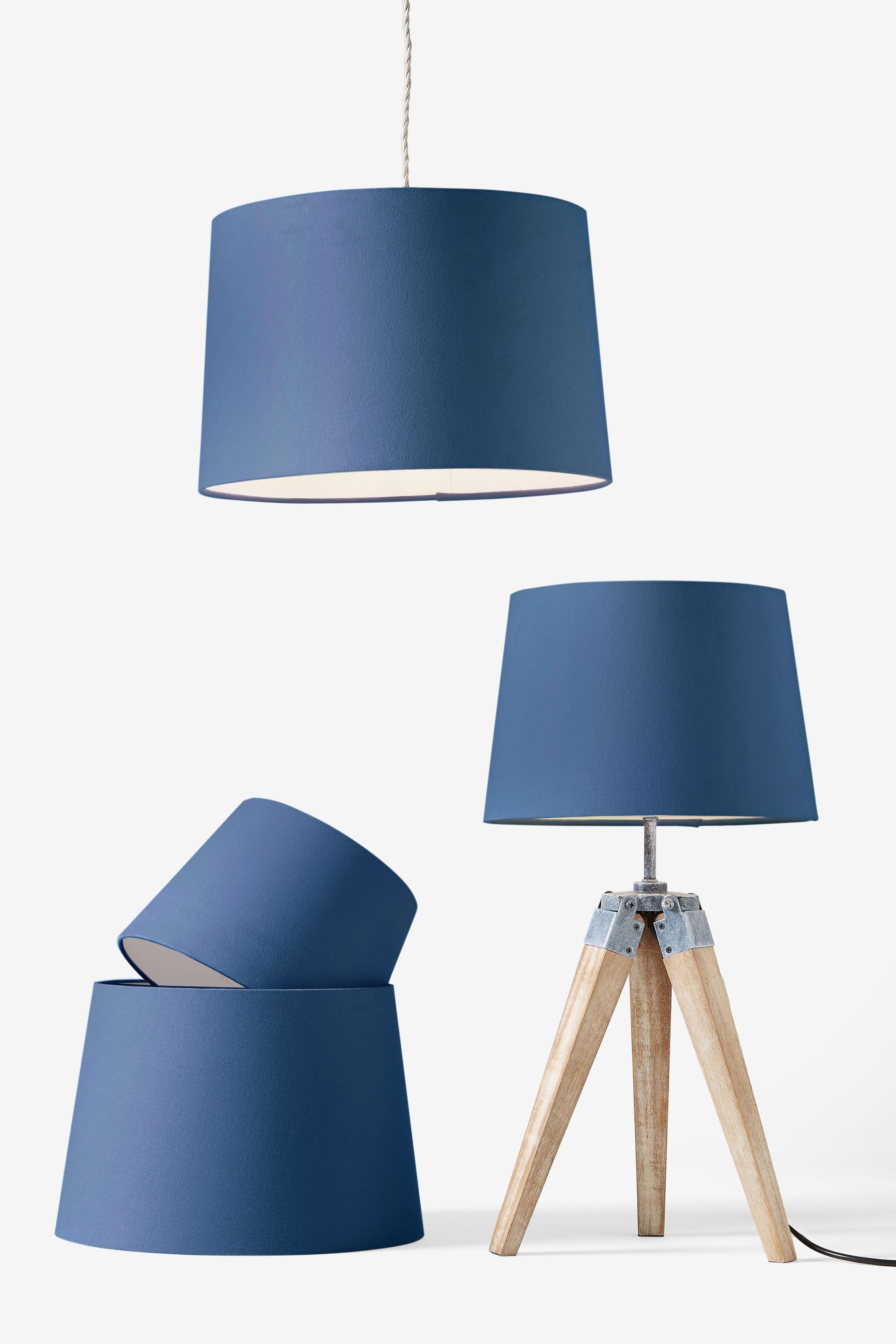 Next blue outlet lampshade