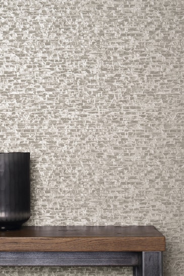 Decorline Grey Small Bricks Wallpaper