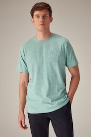 Mid Green Single Stag Marl T-Shirt - Image 1 of 6