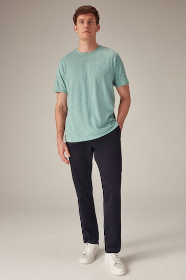 Mid Green Single Stag Marl T-Shirt