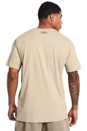 Under Armour Left Chest Short Sleeve Brown T-Shirt